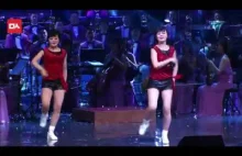 Północnokoreański zespół Moranbong podczas występu w Seulu
