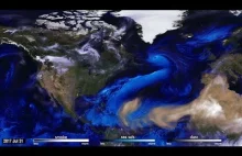 NASA opublikowała hipnotyzującą symulację huraganów i aerozoli atmosferycznych