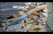 Knifemaking-Damascus steel knife