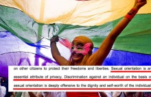 Indie: Wolność orientacji seksualnej fundamentalnym prawem człowieka
