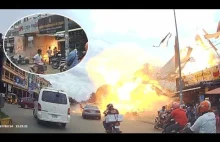 Wybuch na stacji benzynowej LPG w wyniku wybuch zostało rannych kilka turystów
