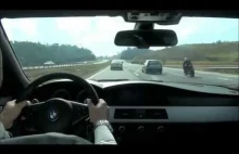BMW M5 V10 vs HONDA CBR 1000
