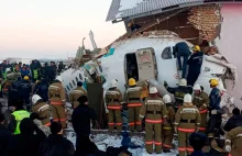 Katastrofa lotnicza w Kazachstanie. 14 ofiar śmiertelnych.