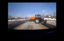 Traktor vs. samochód ciężarowy