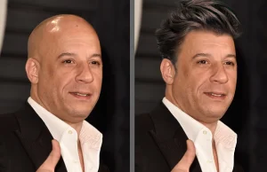 If Famously Bald Celebrities Had A Full Head Of Hair