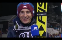 Kamil Stoch po zwycięstwie w 66. TCS. "Co teraz? Zimne piwo!"