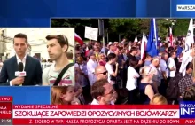 Zmanipulowany materiał TVP o proteście pod Sejmem. Opozycja „wzywa do...
