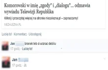 "Bronek łeb ci urżnąć debilu". Katecheta z Łodzierzy publikuje wpisy na...