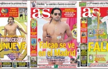 Marionetki Mendesa wpychają Falcao do Realu