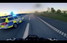 Szwedzka policja w akcji! Służyć i chronić. Szacunek za postawę policjantów.