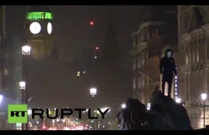 LIVE - Million Mask March floods London streets
