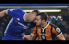 Pęknięta czaszka piłkarza podczas meczu Hull City - Chelsea Londyn (0:2).