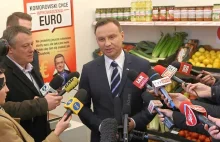 Zrobili zakupy w tym samym sklepie, co Andrzej Duda trzy lata temu. Wydali...