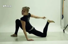 Gymnast shows the stretching, splits, flexibility training - Video Dailymotion