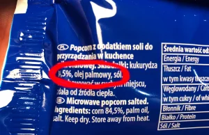 Popcorn Lorenc - oczywiście na palmowym.