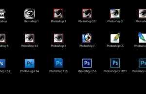Jak się zmieniała ikona Photoshopa przez ostatnie 25 lat