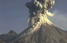 Erupcja wulkanu w Meksyku