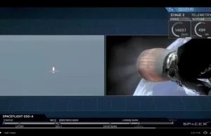 SpaceX CRS-16 z lądowaniem pierwszego stopnia w oceanie