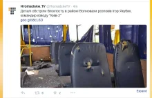 Ukraina: Pocisk uderzył w autobus. Zginęło 10 cywilów