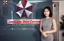 Umbrella Corporation w Wietnamie? Niefortunne logo kliniki...