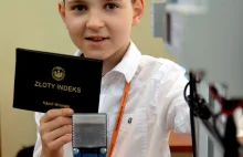 Kamil Wroński, 10-latek na politechnice właśnie zaliczył sesję.