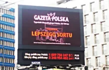 „Wyborczą” kłuje w oczy reklama „Gazety Polskiej”. Od środy „GP” w nowej...