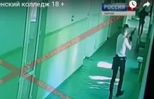 Rosyjska państwowa TV publikuje nagranie masakry w szkole w Kerczu WIDEO +18