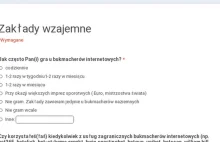 Ankieta badająca zainteresowanie społeczeństwa rynkiem hazardowym do pracy lic.