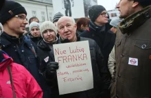 Protesty "frankowiczów". "Stop banksterom!"