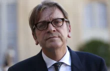 Guy Verhofstadt chce być przewodniczącym PE