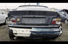 Pierwszy gruz profesjonalnego driftera BMW E36