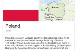 Błąd Google Maps - część woj. warmińsko-mazurskiego poza granicami kraju