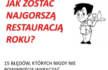 Tasteaway 15 błędów restauracji, których nigdy nie wybaczamy