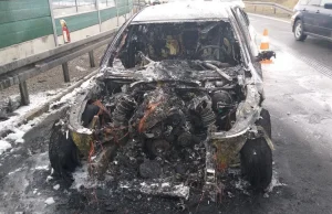 Kierowca mógł zginąć w pożarze, bo BMW nie ma części?