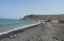 Fuerteventura - czarna plaża w Pozo Negro