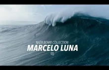 Spektakularny i przerażający widok z drona gigantycznej fali i płynący po surfer