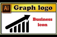 Growing graph logo - Adobe Illustrator tutorial