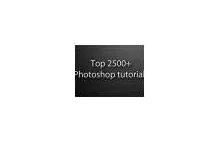 Ponad 2500 tutoriali dla Photoshopa