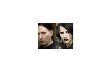 Marilyn Manson z i bez make-up'u