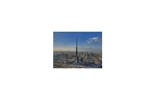 Widok na Burj Dubai- Najwyższy wieżowiec świata (818 m.)