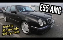 Mercedes E55 AMG - Rzut oka z bliska.