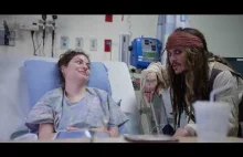 Johnny Depp as “Captain Jack Sparrow” sails into Vancouver to visit...