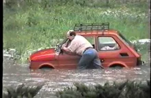 Film z powodzi w Ożarowie z 1995 roku