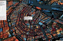 Mapa wszystkich budynków w Holandii z rokiem budowy