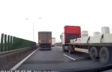 Kierowca ciężarówki wyprzedzał na AOW pomimo zakazu