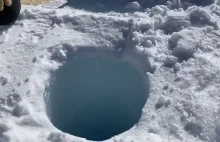 Tak brzmi dziura w lodzie.