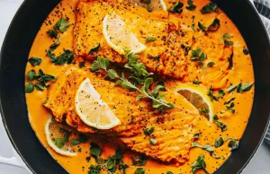 Szybkie curry z łososiem