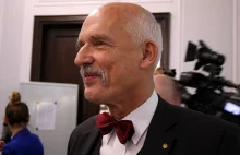 Korwin-Mikke uderza w Biedronia. "Nie można z bycia homoseksualistą robić...