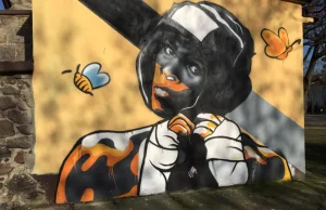 SKANDAL! Mieszkańcy oburzeni! Symboliczny mural w Nidzicy został zamalowany