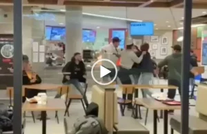 WIDEO] Szwecja: imigranci atakują w Burger Kingu, czyli obrazek z życia...